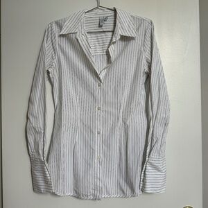 & Other Stories Pinstripe Button Up Shirt -- Size 2